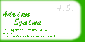 adrian szalma business card